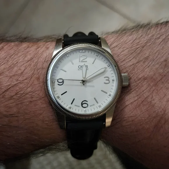 Oris Big Crown Swiss Hunter Diamond. White Dial. 39mm